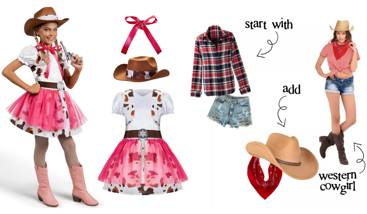 shop western cowgirl kids costume​