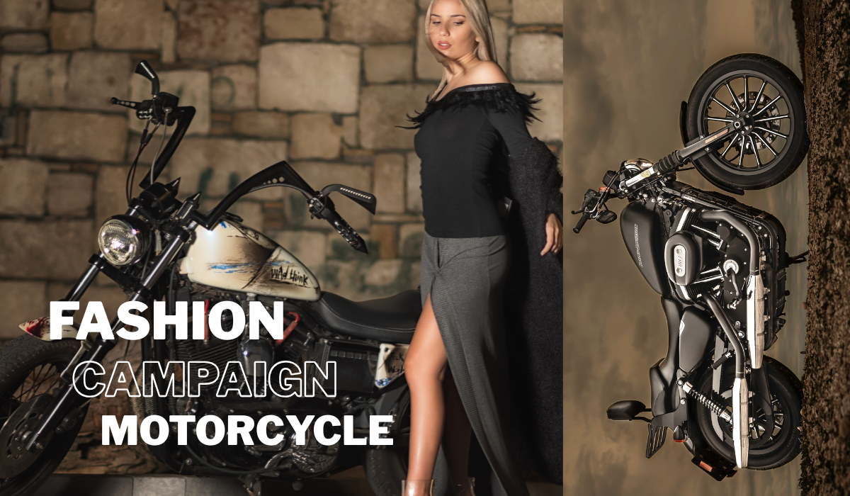 fashion campaign motorcycle