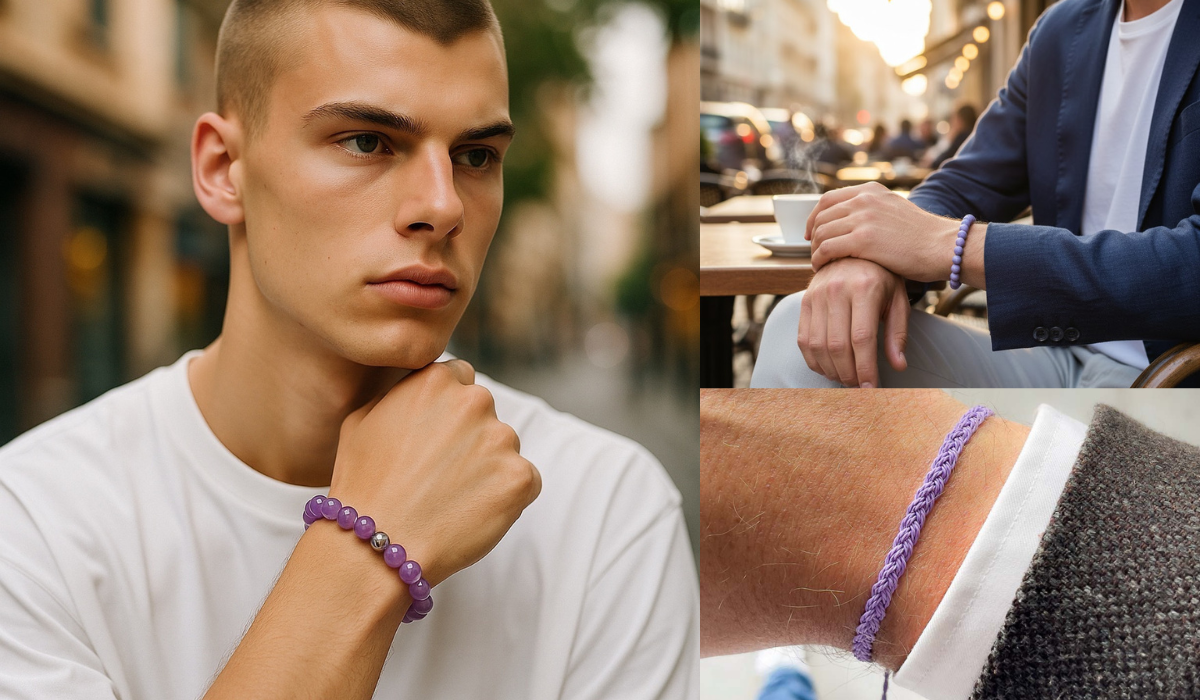 naiam cosmetic man lilac bracelet
