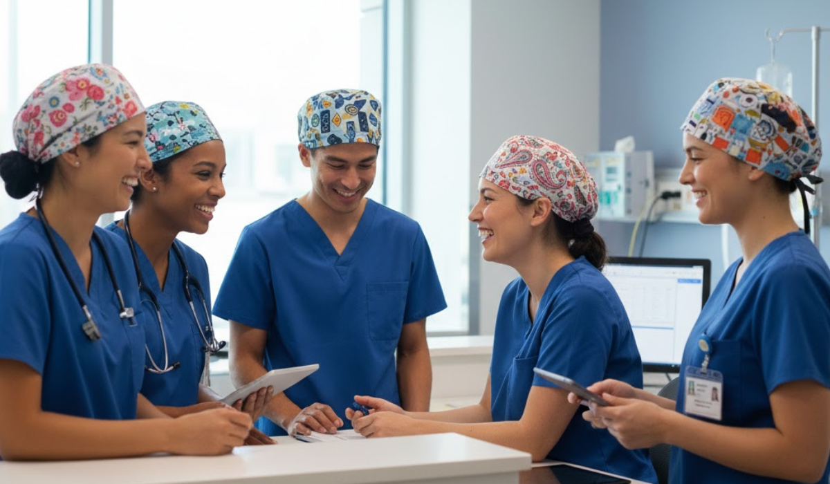 scrub caps
